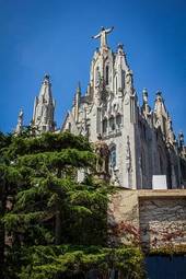 Fotoroleta architektura barcelona świątynia kościół