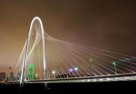 Fotoroleta most śródmieście noc miejski architektura