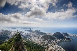 Fototapeta miasto plaża ameryka południowa brazylia niebo