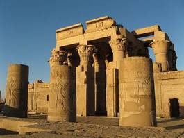 Naklejka antyczny kolumna egipt