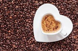 Obraz na płótnie kawiarnia napój mleko serce