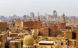 Fototapeta nowoczesny egipt śródmieście miasto meczet