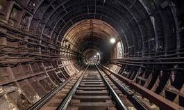 Naklejka miejski tunel metro