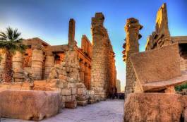 Naklejka egipt architektura kolumna afryka