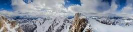 Fotoroleta niebo widok alpy