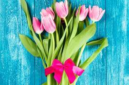 Fotoroleta lato bukiet retro tulipan