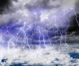 Obraz na płótnie sztorm niebo natura