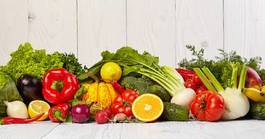 Fototapeta zdrowy jedzenie warzywo witamina owoc