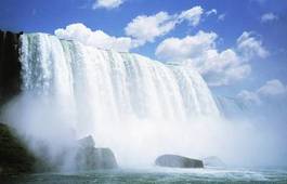 Plakat wodospad kanada natura energia niagara