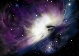 Fotoroleta kosmos galaktyka gwiazda wszechświat mgławica