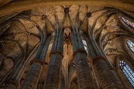 Fotoroleta antyczny hiszpania barcelona kolumna