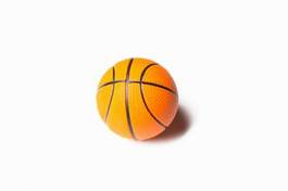 Naklejka koszykówka sport piłka czarny pomarańczowy