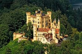 Obraz na płótnie góra las zamek architektura