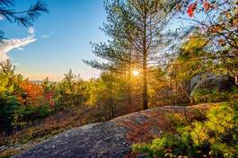 Fototapeta szczyt natura park jesień