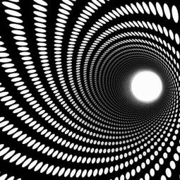 Fotoroleta spirala sztuka tunel perspektywa