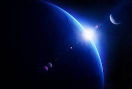 Fotoroleta glob wszechświat świat widok noc