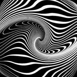 Naklejka spirala wzór sztuka ruch