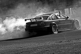 Fotoroleta motorsport wyścig samochodowy palić