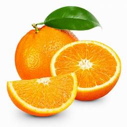 Naklejka świeży cytrus witamina zdrowie owoc