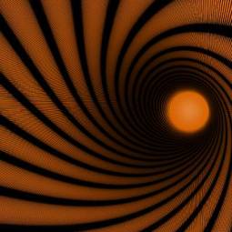 Naklejka perspektywa sztuka spirala