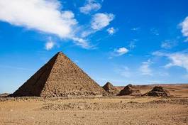 Naklejka piramida pustynia antyczny afryka egipt