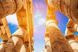 Naklejka egipt architektura świątynia