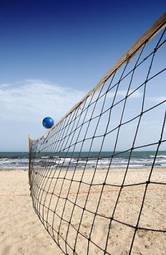 Fotoroleta piłka plaża lato sport siatkówka