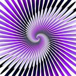Naklejka sztuka nowoczesny ruch spirala fala