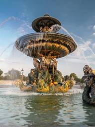 Obraz na płótnie fontanna francja stary woda