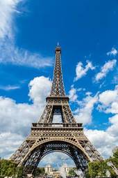 Obraz na płótnie wieża europa drzewa francja