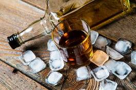 Naklejka stary lód napój tradycja taśma