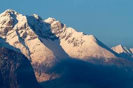 Fototapeta śnieg góra słońce alpy niebo