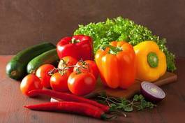 Fototapeta jedzenie zdrowie pomidor świeży