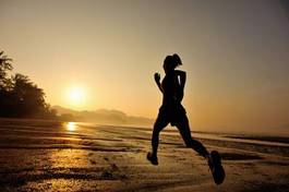 Fotoroleta witalność jogging słońce sport