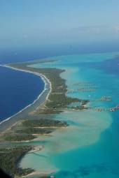 Obraz na płótnie wyspa morze lotnictwo krajobraz