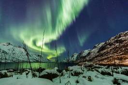 Naklejka islandia skandynawia natura norwegia gwiazda