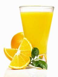 Naklejka zdrowy napój witamina świeży owoc