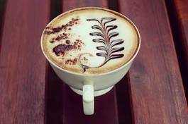 Obraz na płótnie filiżanka napój kawa mokka