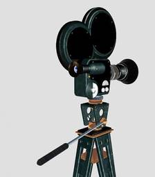 Naklejka kamery zestaw film dyrektor