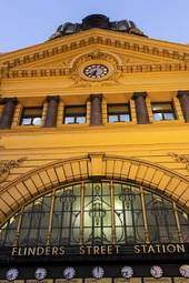 Fototapeta stacja kolejowa wejście australia architektura