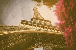 Fotoroleta miłość metropolia francja wieża miasto
