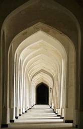 Naklejka łuk meczet widok architektura sztuka