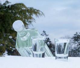 Obraz na płótnie lód sztuka napój