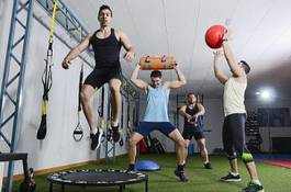 Fotoroleta ruch fitness piłka siłownia medycyna
