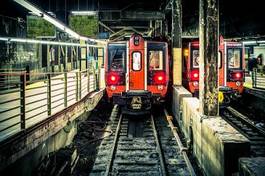 Fotoroleta metro stary manhatan transport