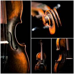 Obraz na płótnie stary skrzypce muzyka sztuka