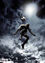 Fototapeta piłka nożna piłka piłkarz mężczyzna sport