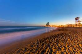 Obraz na płótnie wieża plaża hiszpania