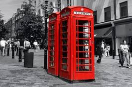 Fotoroleta czerwone budki w londynie