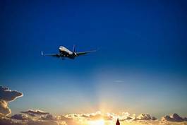 Obraz na płótnie samolot airbus odrzutowiec niebo transport